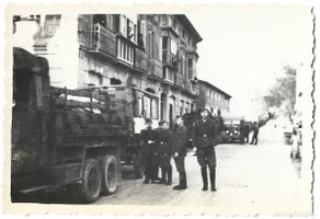 Militaria: 1938ca Fotografía guerra civil vehículo transporte Legión Cóndor